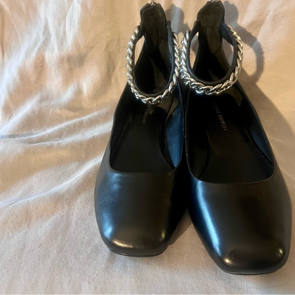 Rebecca Minkoff Raakel Ankle-Chain Leather Flats - Picture 10 of 13